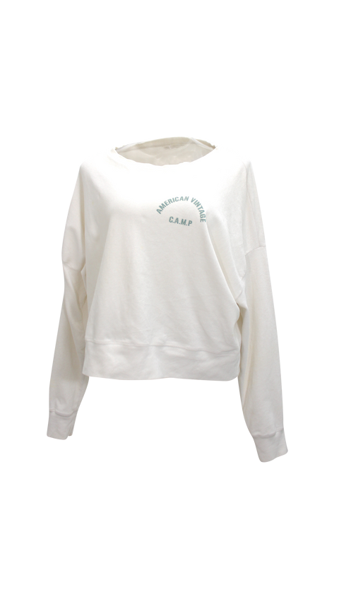 American Vintage Soft White Sweater