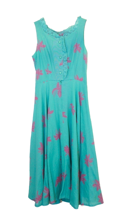 Turquoise Vintage Dress