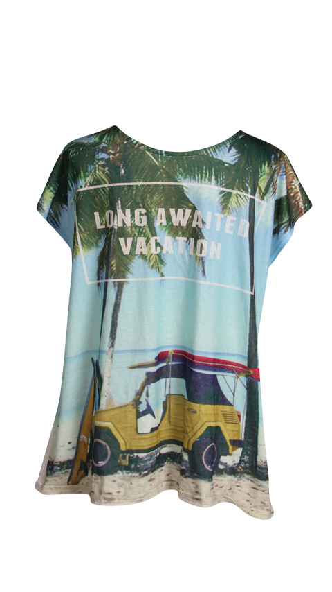 Oversized Summer Vacation Shirt