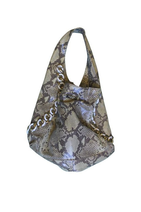 Snakeskin Leather Bag