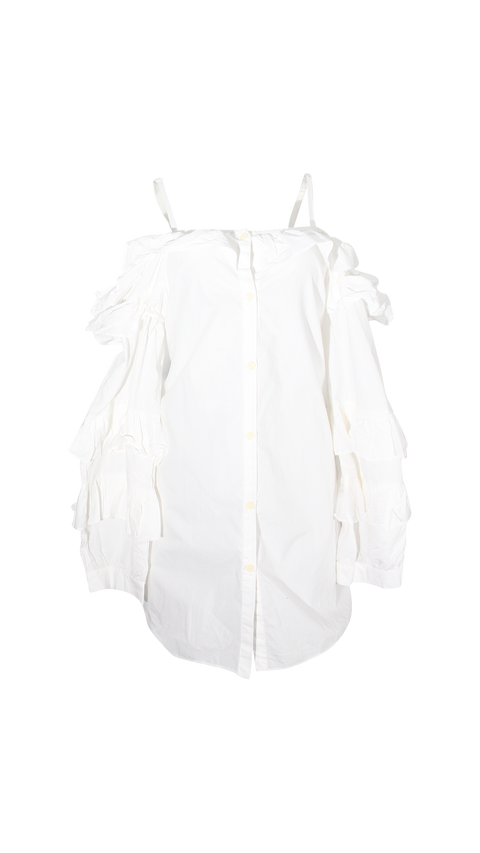 ANAP White Frilly Top