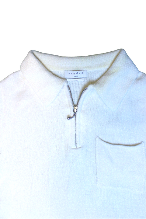 Short Sleeve Zip Pop-over Shirt