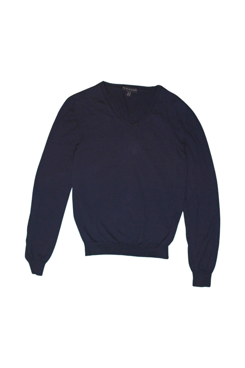 Wool/Silk V-neck Sweater