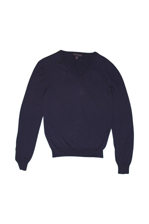 Wool/Silk V-neck Sweater