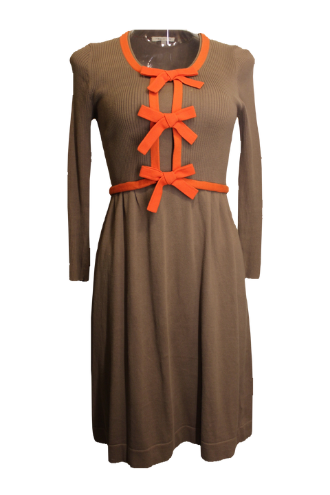 Brown-Orange Paule Ka Dress