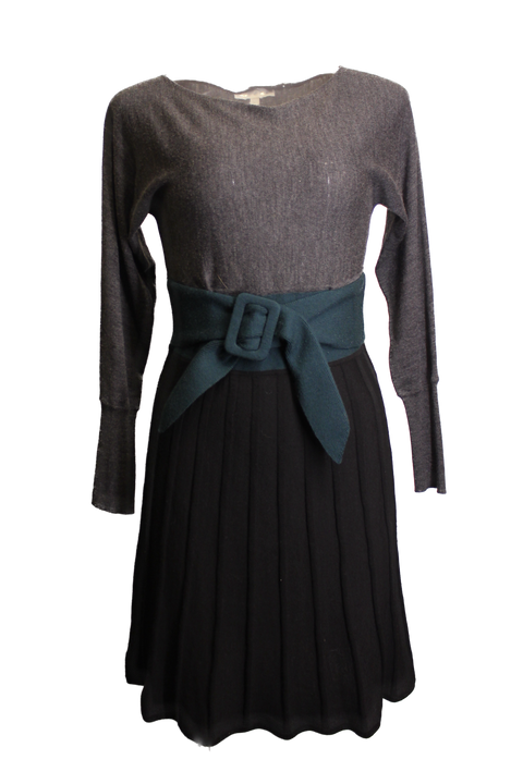 Grey-Black Knit Dress
